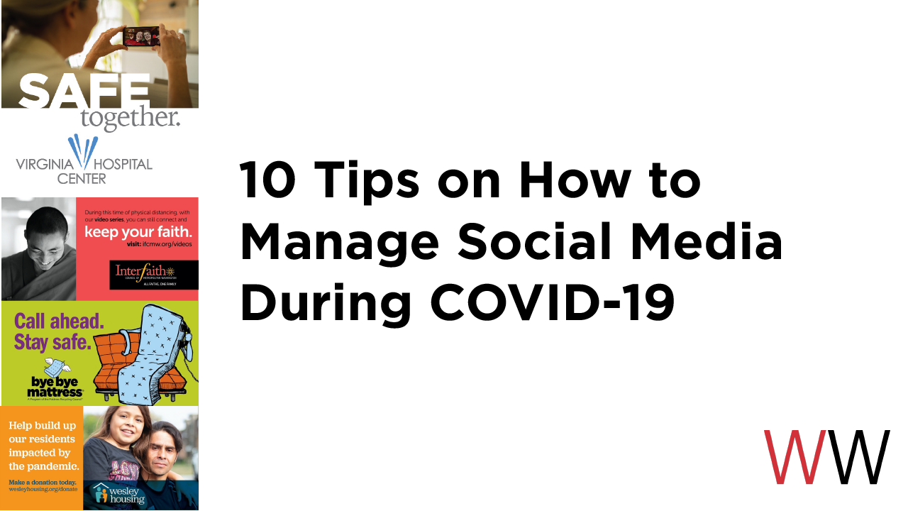 Collection of COVID-19 related marketing materials